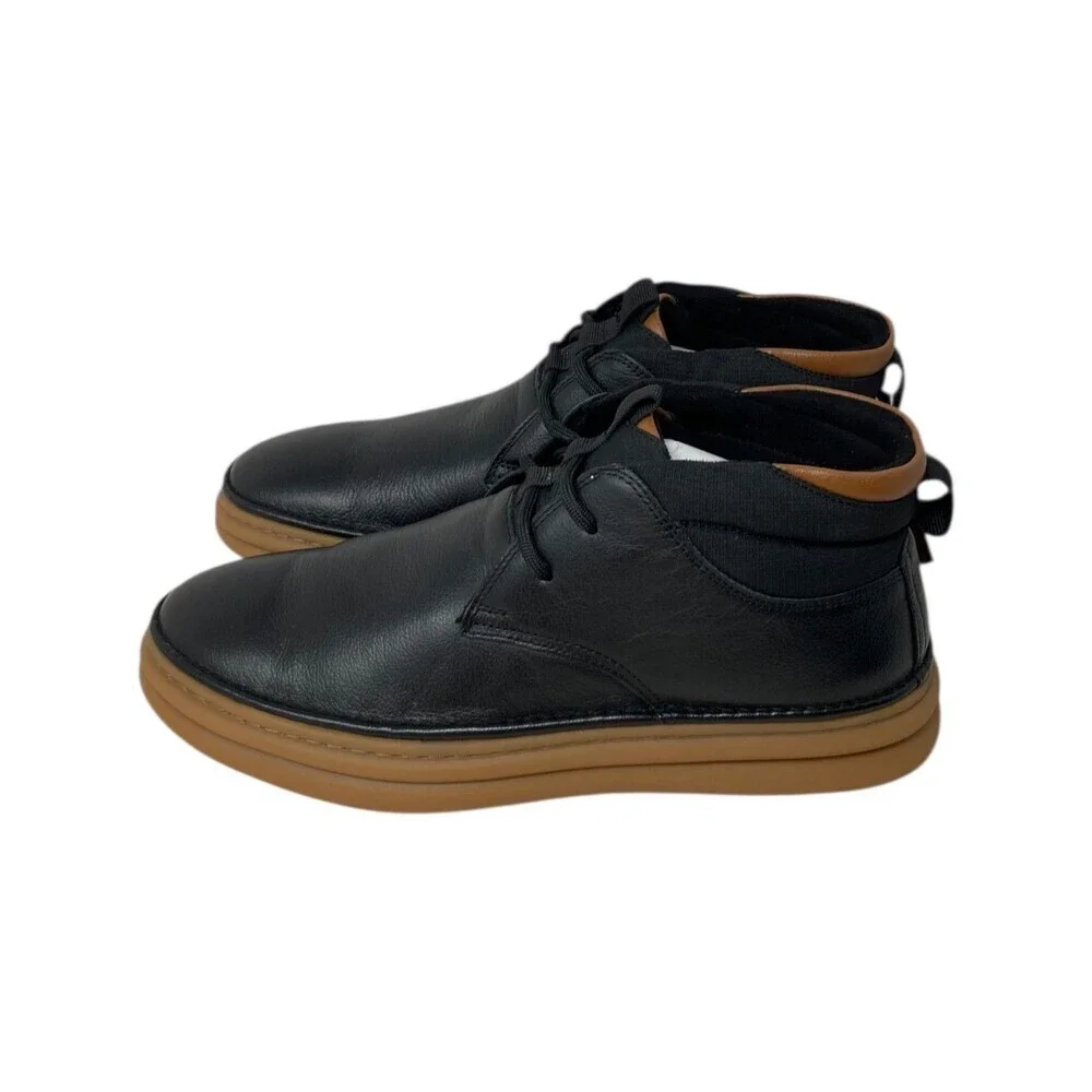 Stacy Adams Chukka Boot Men's Size 7 M Delson Black Leather Lace Up